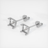 14K White Gold Studs Earring Setting Video