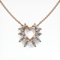 14K Rose Gold pendant