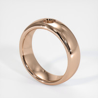 14K Rose Gold Vedic Ring Setting Image