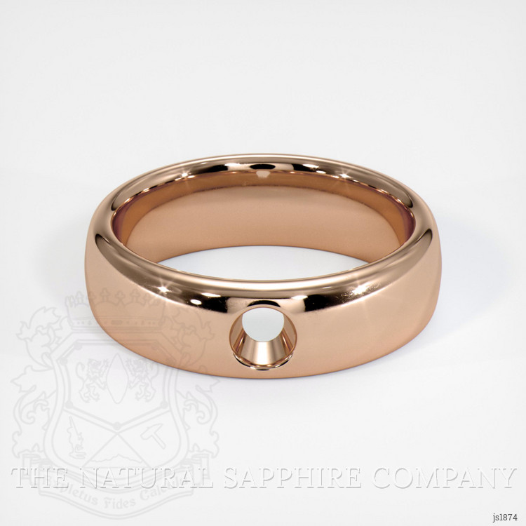14K Rose Gold Vedic Ring Setting