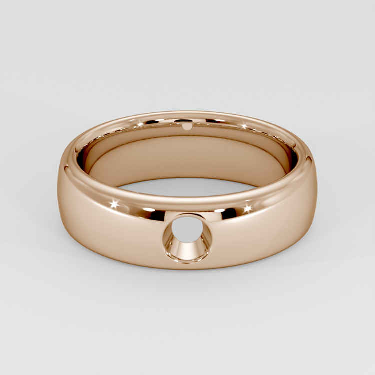 14K Rose Gold Vedic Ring Setting