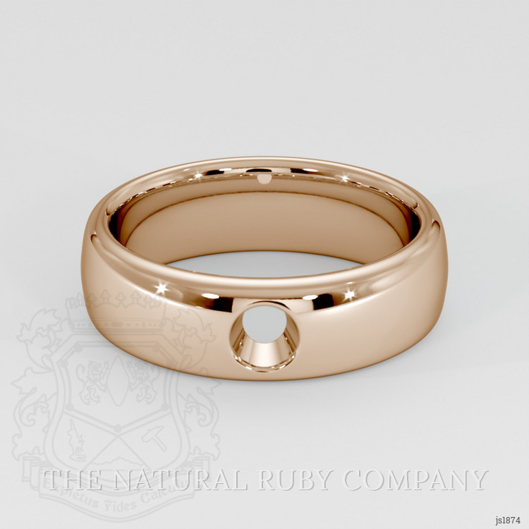 14K Rose Gold Vedic Ring Setting