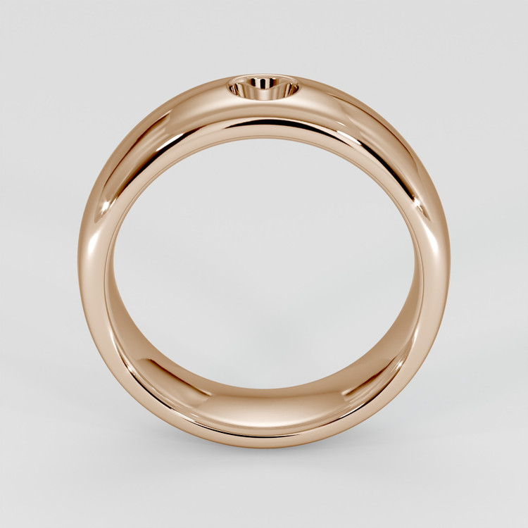 14K Rose Gold Vedic Ring Setting