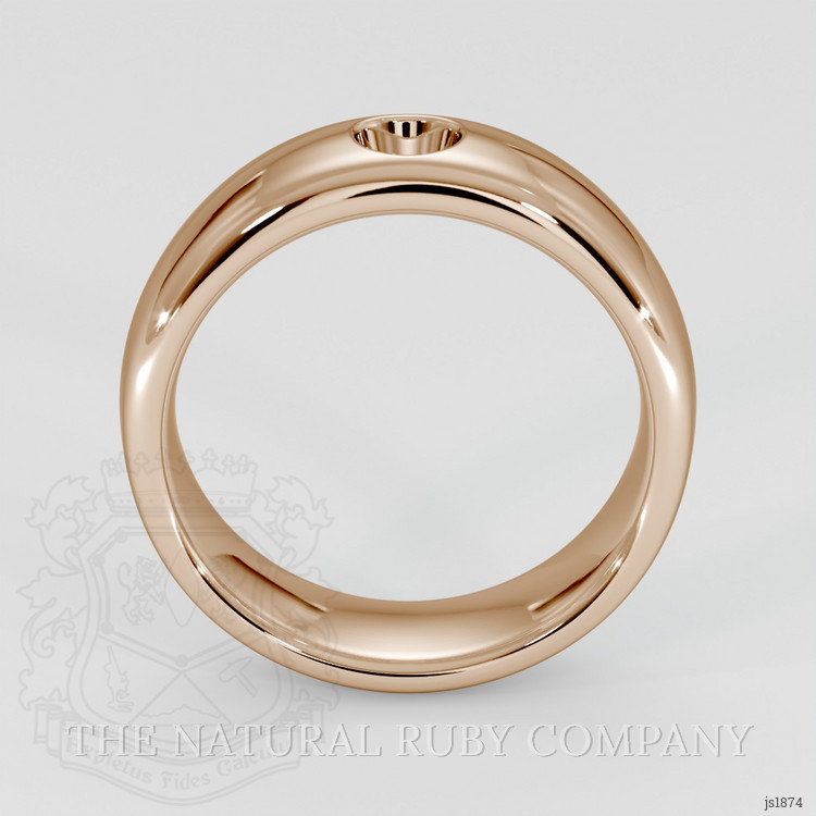 14K Rose Gold Vedic Ring Setting