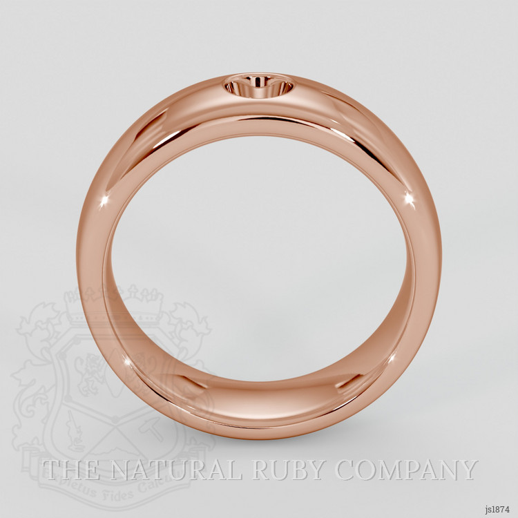 14K Rose Gold Vedic Ring Setting