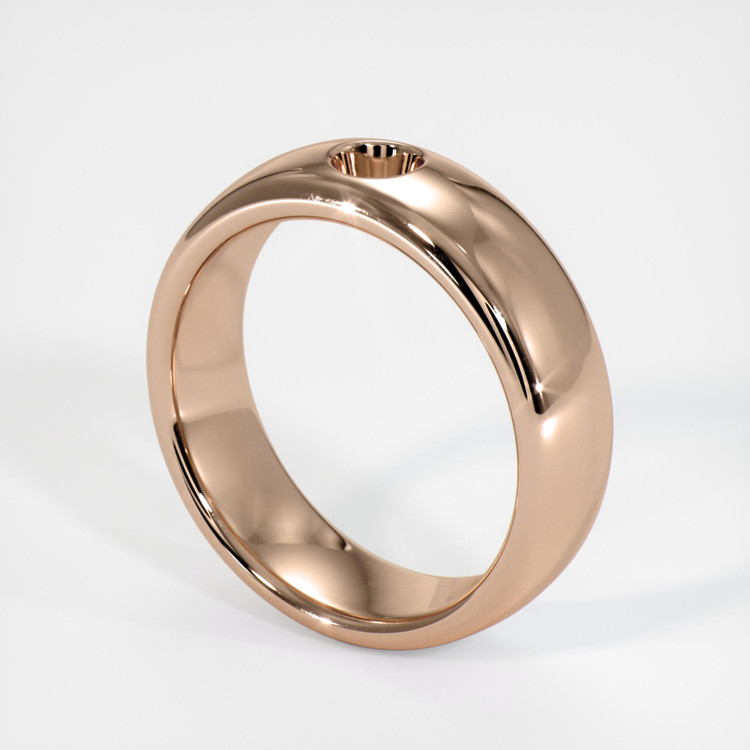 18K Rose Gold Vedic Ring Setting
