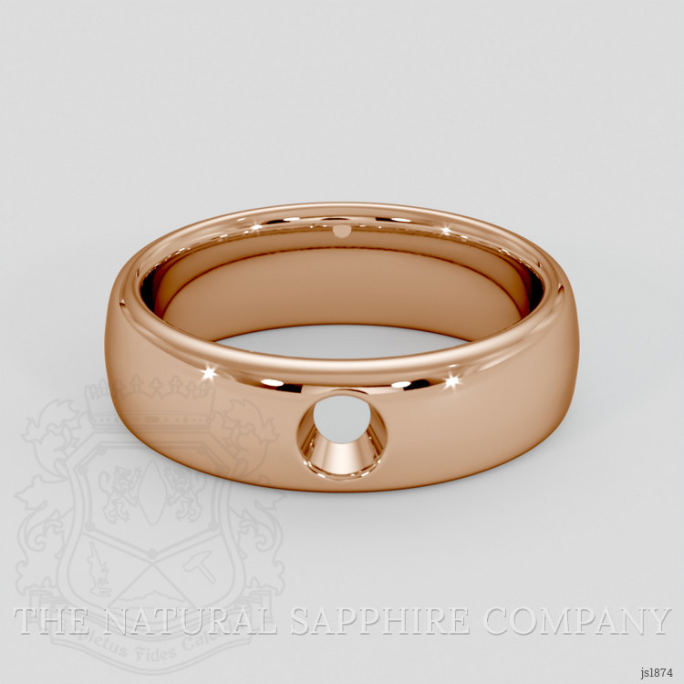 18K Rose Gold Vedic Ring Setting