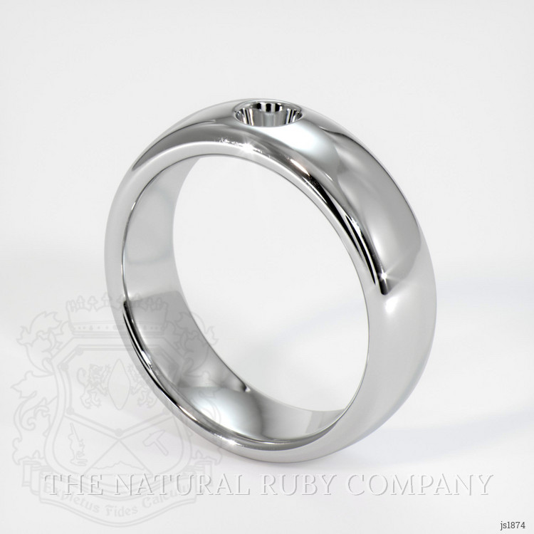 14K White Gold Vedic Ring Setting
