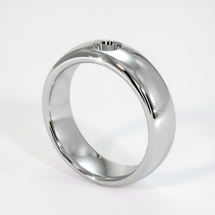 18K White Gold Vedic Ring Setting