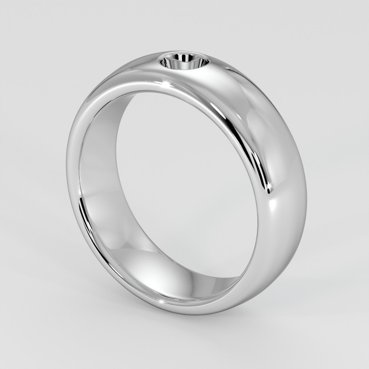 18K White Gold Vedic Ring Setting