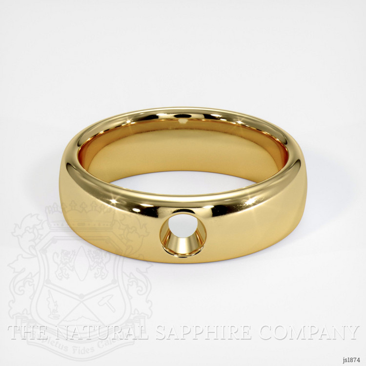 14K Yellow Gold Vedic Ring Setting