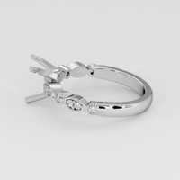 10K White Gold Pave Ring Setting Image