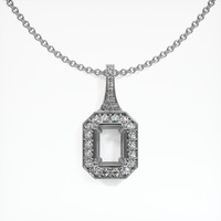 Platinum 950 Pave Pendant Setting Video