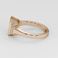 14K Rose Gold Pave Ring Setting Image