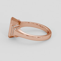 14K Rose Gold Pave Ring Setting Image