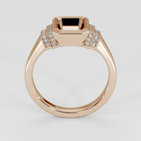 14K Rose Gold Pave Ring Setting Image