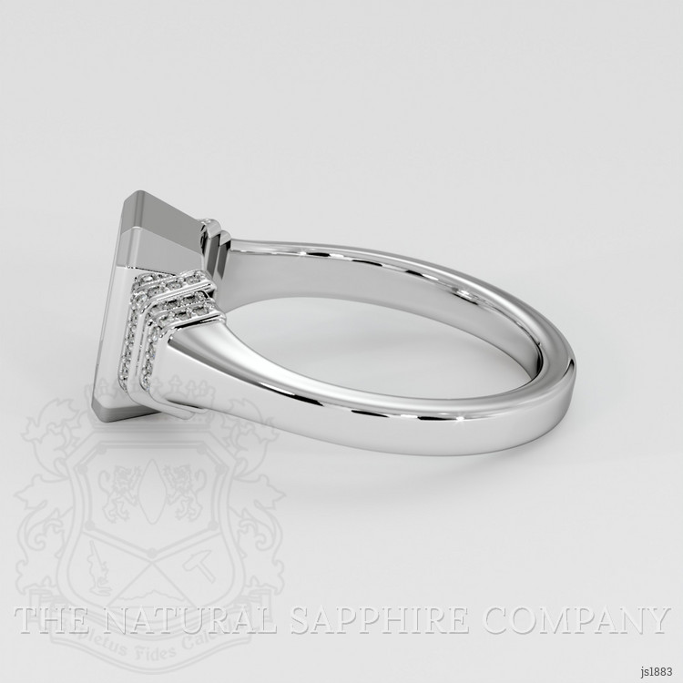 18K White Gold Pave Ring Setting