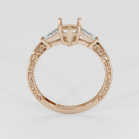 18K Rose Gold Antique Style Ring Setting Image