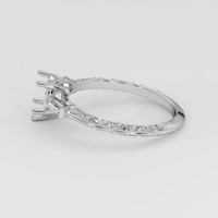 10K White Gold Antique Style Ring Setting Image