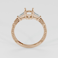 18K Rose Gold Antique Style Ring Setting Image