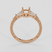 18K Rose Gold Antique Style Ring Setting Image