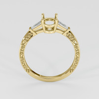 10K Yellow Gold Antique Style Ring Setting Image