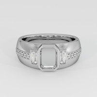 Platinum 950 Pave Ring Setting Image