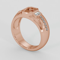 14K Rose Gold Pave Ring Setting Video