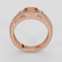 14K Rose Gold Pave Ring Setting Image