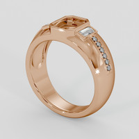 18K Rose Gold Pave Ring Setting Video
