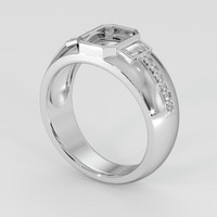 14K White Gold Pave Ring Setting Video