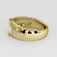 14K Yellow Gold Pave Ring Setting Image