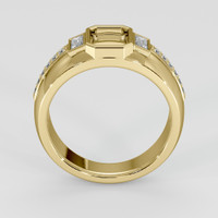 18K Yellow Gold Pave Ring Setting Image
