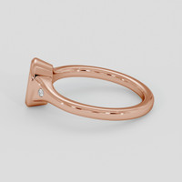 14K Rose Gold Men's Ring Setting Image