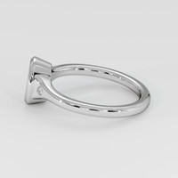 18K White Gold Three Stone Ring Setting Image