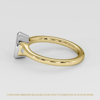 14K White & Yellow Men's Ring Setting Image