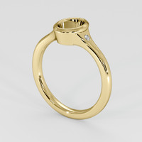 18K Yellow Gold Three Stone Ring Setting Video