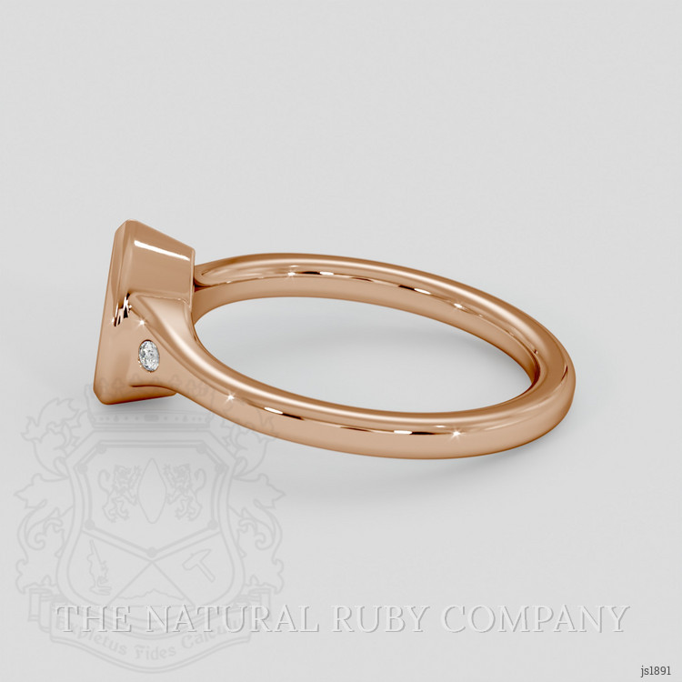 18K Rose Gold Men's Ring Setting