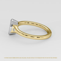 14K White & Yellow Men's Ring Setting Image