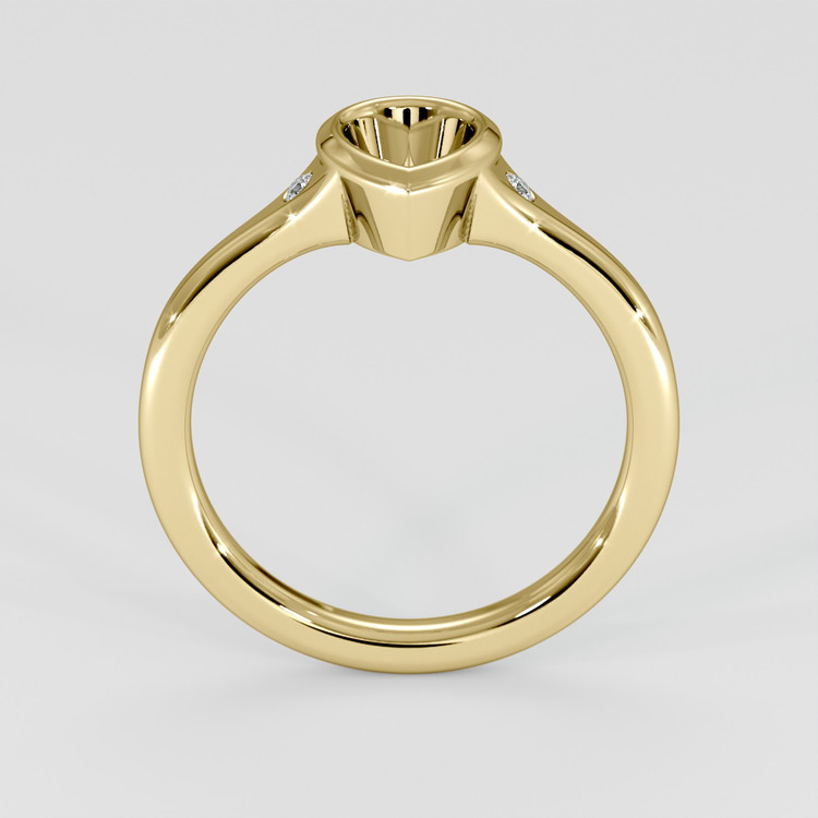 10K Yellow Gold Men's Ring Setting
