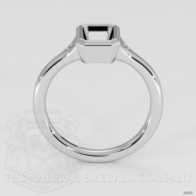 Platinum 950 Three Stone Ring Setting