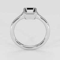 Silver Three Stone Ring Setting Image