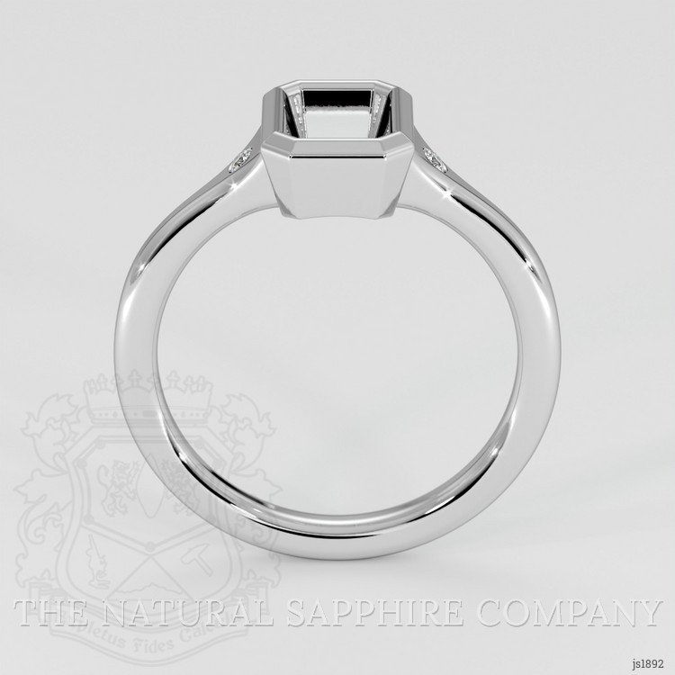18K White Gold Men's Ring Setting
