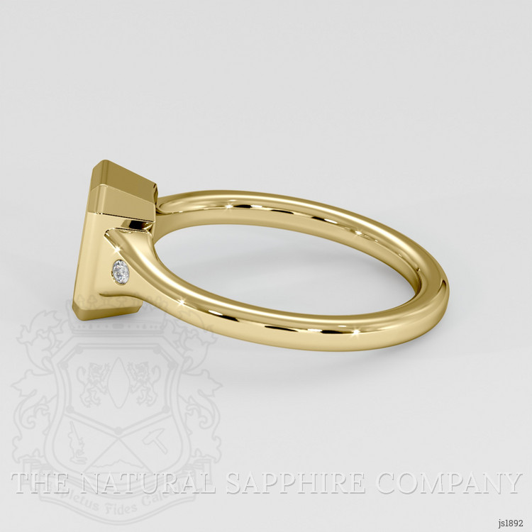 14K Yellow Gold Three Stone Ring Setting