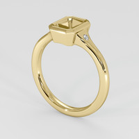 18K Yellow Gold Three Stone Ring Setting Video