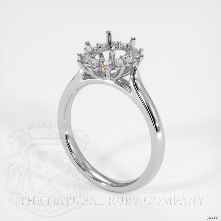 Platinum 950 Antique Style Ring Setting