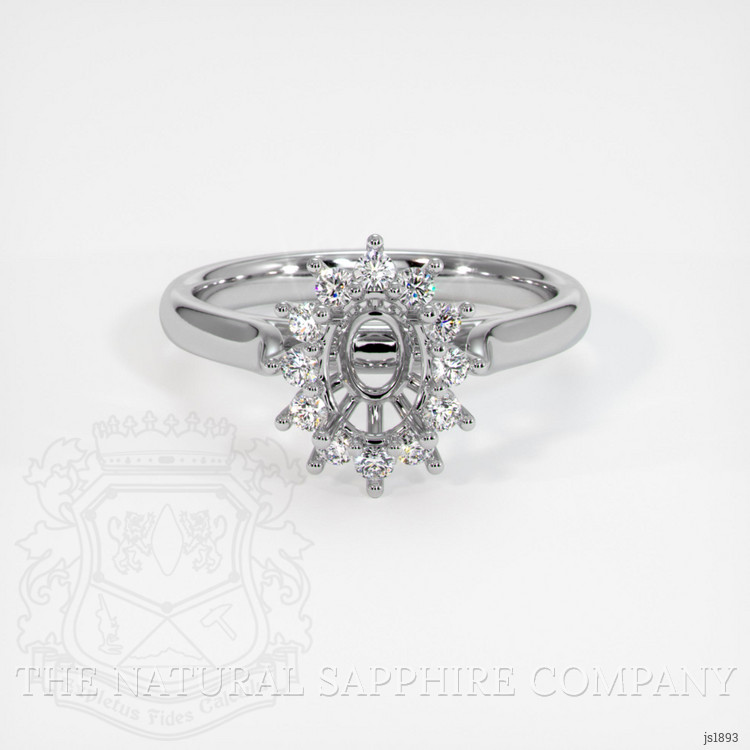 Platinum 950 Antique Style Ring Setting