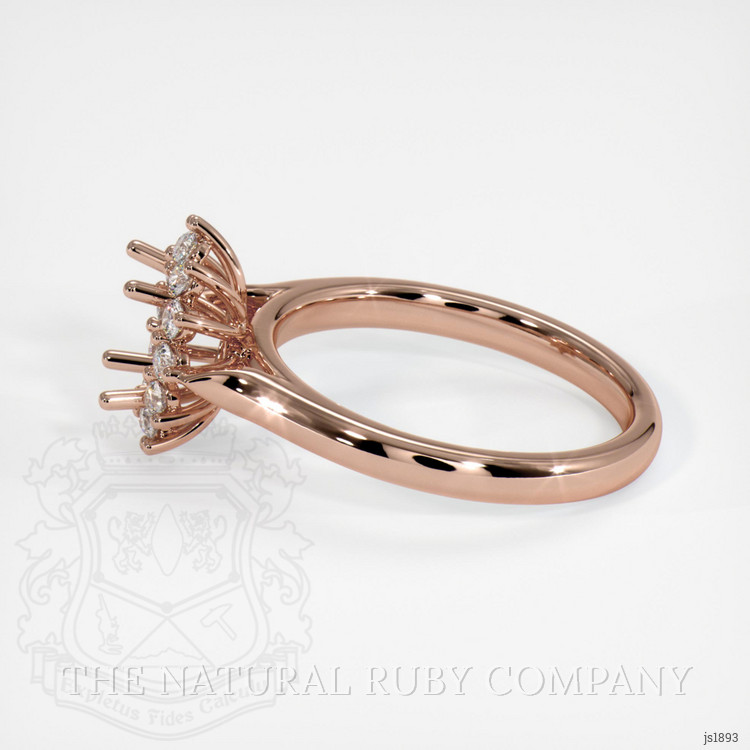 14K Rose Gold Antique Style Ring Setting