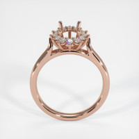 14K Rose Gold Antique Style Ring Setting Image