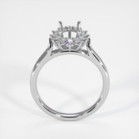 18K White Gold Antique Style Ring Setting Image